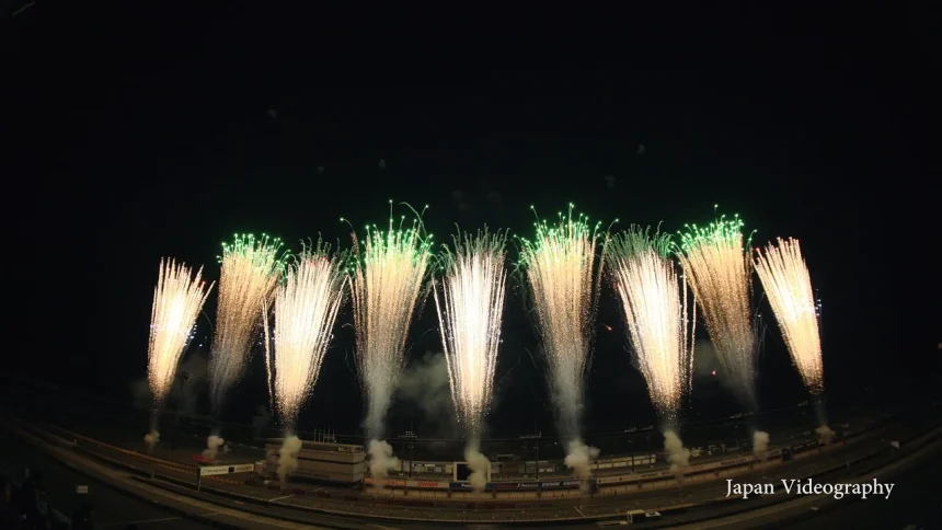 Twin Ring Motegi Fireworks festival 2017 New Year Fes | Motegi, Tochigi Japan