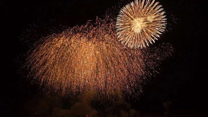 Twin Ring Motegi New Year's Eve Fireworks Festival 2014 | Motegi, Tochigi Japan