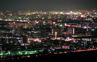 Night view of Sendai City from Nachigaoka Hill | Natori, Miyagi Japan