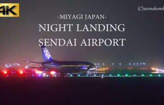 Night Plane Spotting at Sendai Airport | Natori, Miyagi Japan