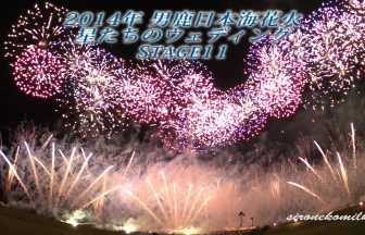 Oga Sea of Japan Fireworks 2014 (Oga Nihonkai Hanabi) | Oga, Akita Japan