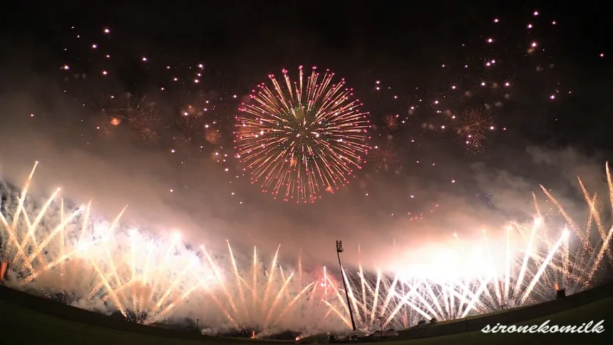 Oga Sea of Japan Fireworks(Oga Nihonkai Hanabi) 2013 | Oga, Akita Japan
