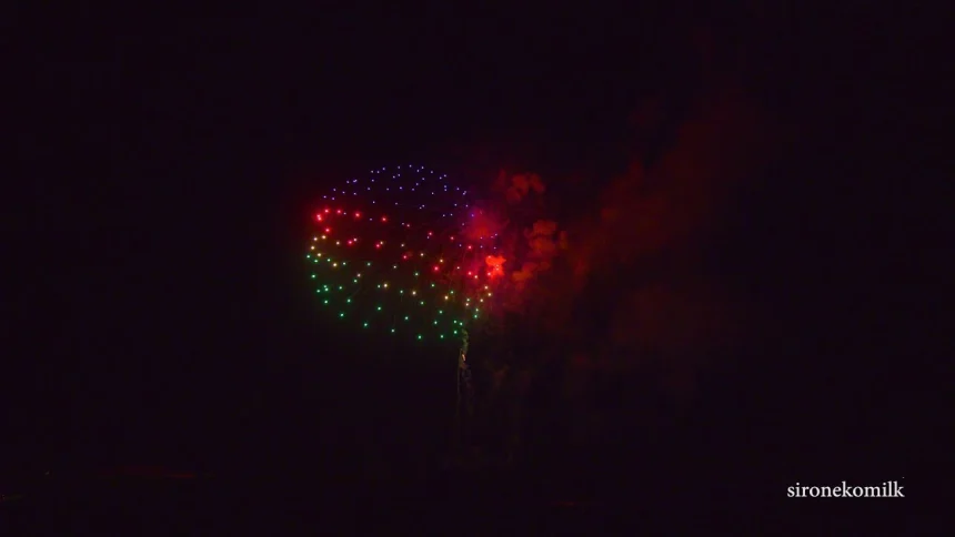 Oya coast Fireworks Festival 2016 Requiescats and Fireworks of Hope | Kesennuma, Miyagi japan