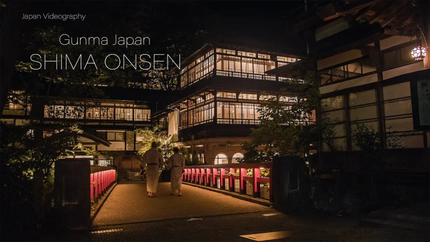 Spirited Away World's & Night View of Shima Onsen | Gunma japan