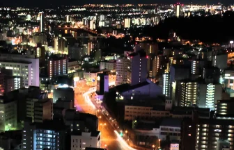 Night View Of Sendai City from SS30 Building | Sendai, Miyagi Japan