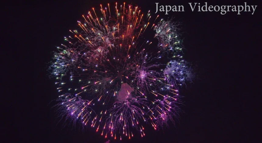 Taseko Lake Festival Water and Aerial Fireworks Show 2017 | Hanamaki, Iwate japan