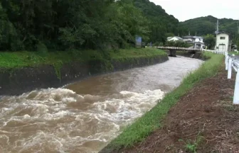 Heavy rain and flood damage caused by Typhoon No. 15 in 2011 Miyagi Japan