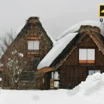 4K HDR | Historic Village & Beautiful Snow Scenery of Shirakawa-go | Shirakawa, gifu Japan