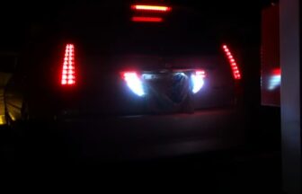 Toyota Mark II Blit 18 Majesta style homemade rear fog lights