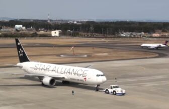 Sendai Airport before the Great East Japan Earthquake and planes taking off and landing